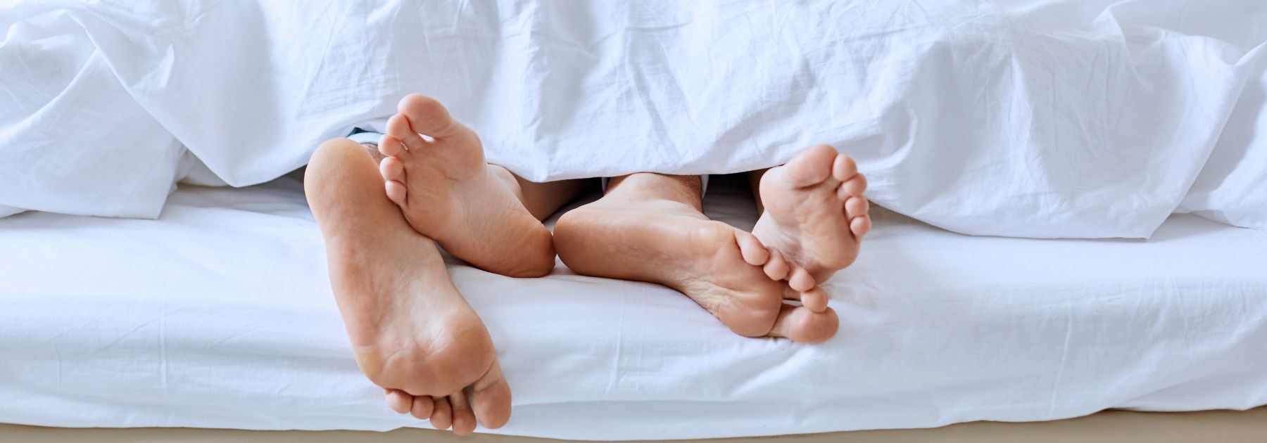 couple in bed together after using Viagra Connect
