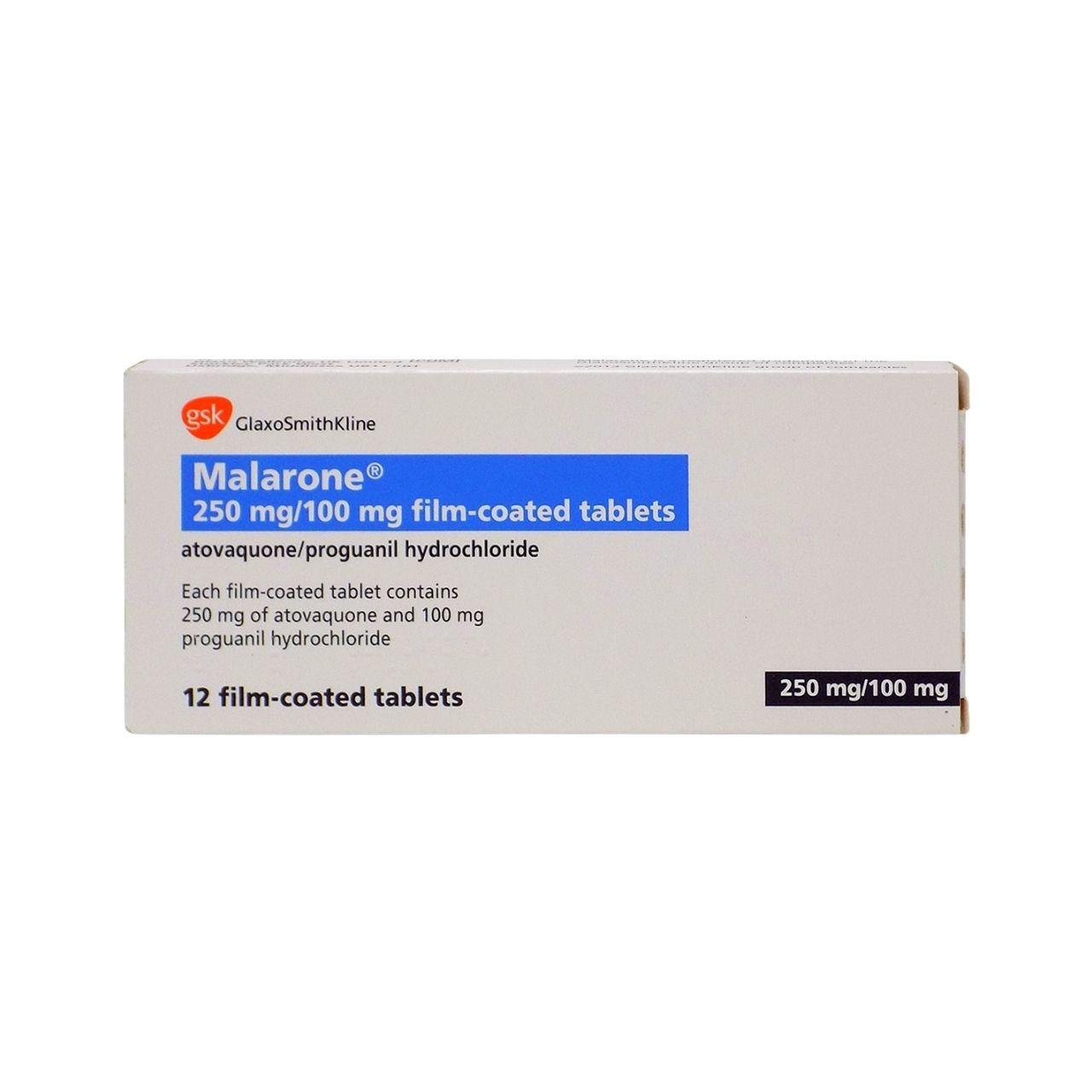Malarone 250mg/100mg Tablets
