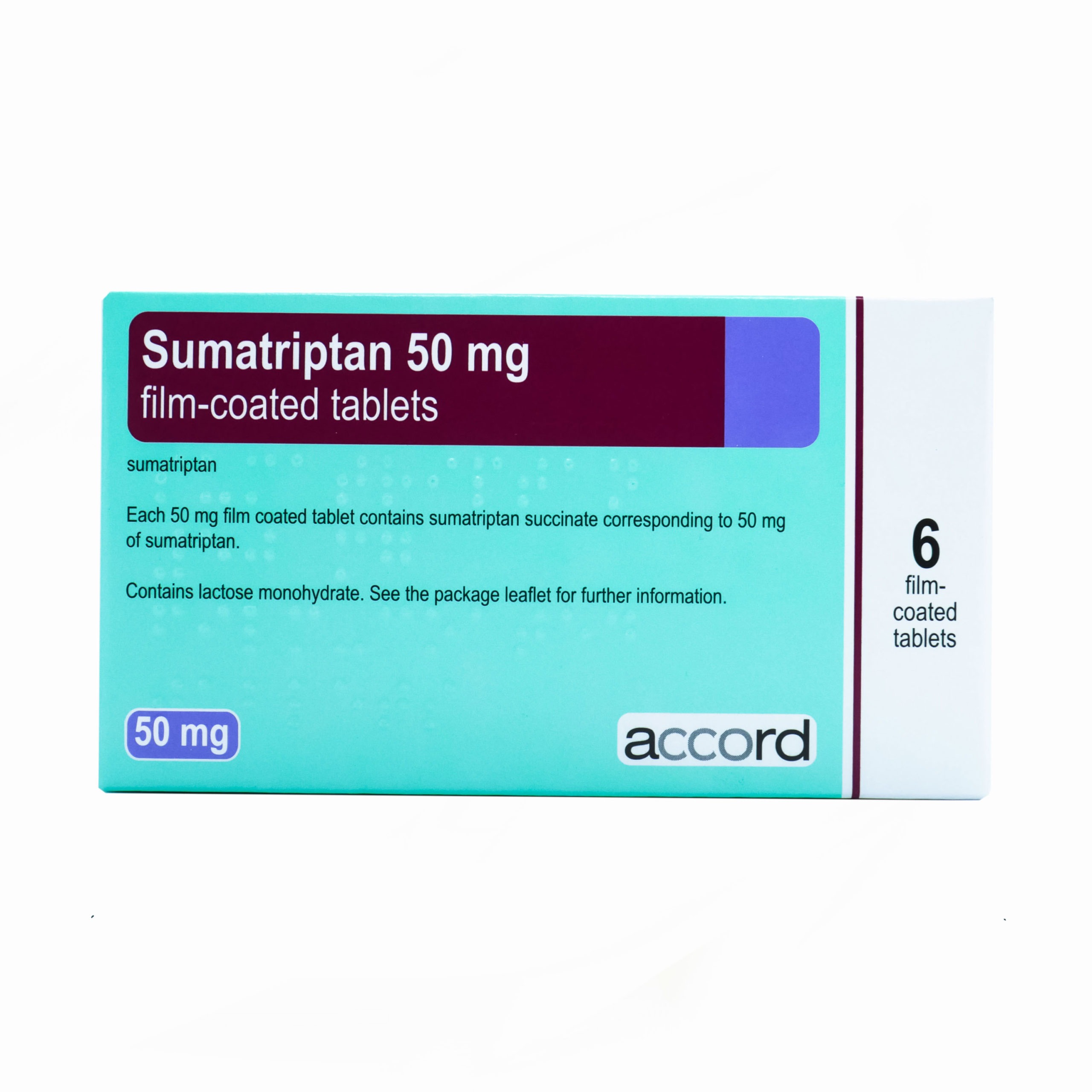 Sumatriptan 50mg Tablets